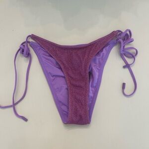 triangl extra small vinca sparkle violet bikini bottoms